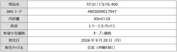 人生は甘くない、ピルクルお前もか！ピルクル史上初「甘くない ピルクル400」の衝撃!9/28新発売
