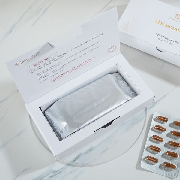 株式会社空メディック、「Reiperfect(R) MK premium MK VITAL BOOST」をリニューアル　催芽ブドウ種子抽出物を配合したサプリメントの原材料構成を見直し、9月17日より発売