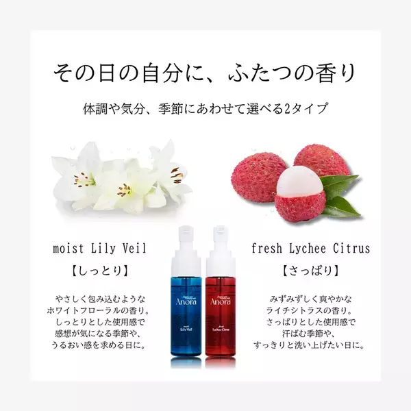 不二ラテックス、温泉由来の緑藻エキス配合の弱酸性デリケートゾーンソープ「Anora」を10月発売