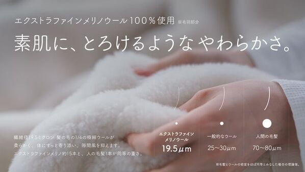 「眠りの空気を整える毛布」が毛布メーカー川崎毛織から登場　10月3日からMakuakeで先行販売を開始