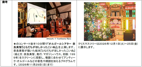ROKKO森の音ミュージアム クリスマスイベント「森の音ワンダークリスマス2026」開催イルミネーションと楽しむクリスマスコンサート2026年11月14日（土）～12月25日（金）