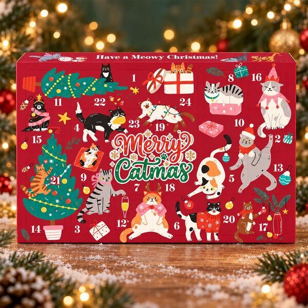 【新商品】クリスマスの楽しみを、今度は愛猫にも！猫用アドベントカレンダーが10月8日予約販売開始