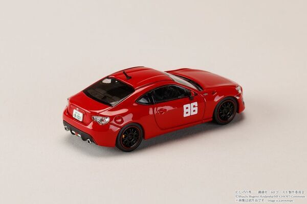 『MFゴースト』片桐 夏向のToyota 86を再現　1/64スケールミニカー2商品の受注受付を開始