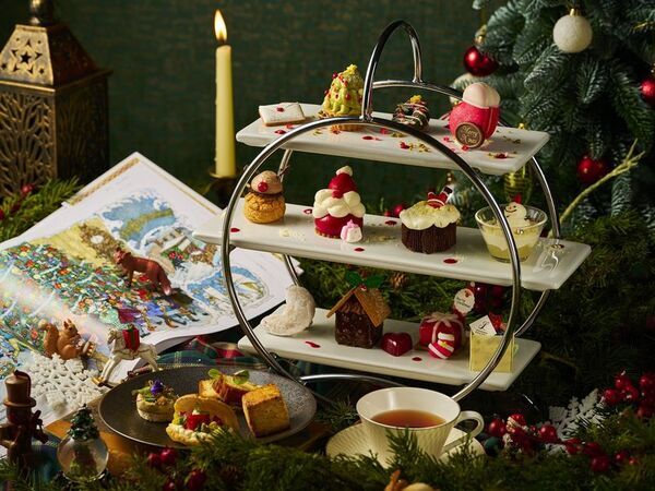 「リーベルホテル大阪」14種のスイーツで絵本の世界を表現するクリスマス限定アフタヌーンティーと、聖夜を彩る特別ディナーコースが登場！