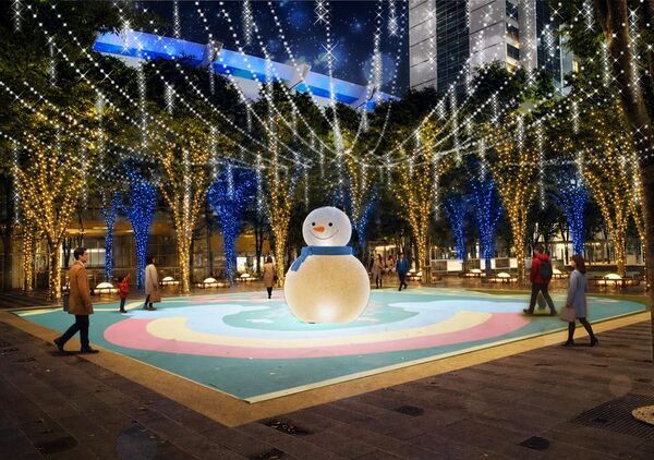 GMOインターネットグループがトップスポンサーとして協賛「GMO winter illumination in けやきひろば～If Snow～」11月7日(土)に「HIBI★Chazz-K」を迎えた点灯セレモニー開催