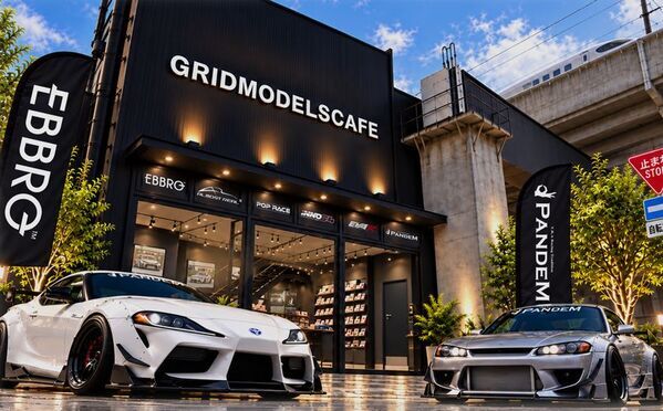 ミニカー＆ホビー専門店「GRIDMODELS CAFE」が大阪に誕生！世界のミニカーが集結する新たなJDMホビースポットが11月21日(土)グランドオープン！エヴァンゲリオンレーシング初の常設ストアやPANDEMカスタムカーの実車展示も！