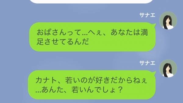 「早く離婚してください！」突然”見知らぬ若い女性”からメッセージ！？→実は夫の浮気相手で…失礼言動を繰り返し、修羅場に発展！？