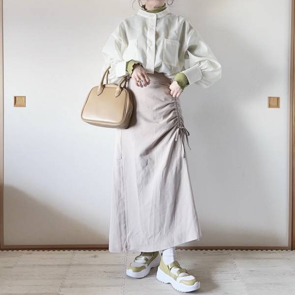 「重宝すること間違いなし」【しまむら】ブランドの“シアーシャツ”が着回しに最高♡