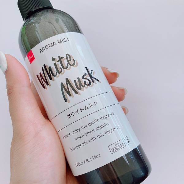 コスパよし香りよし！【ダイソー】の「アロマミスト」は“ホワイトムスク”で決まり◎