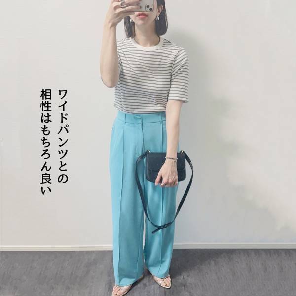 「ダントツ」でかわいいぃ！！「着痩せNo.1！」【ユニクロ】「絶対使える」“ボーダーT”紹介