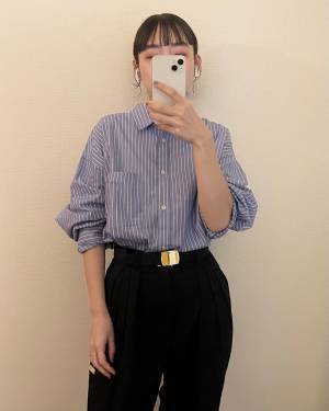 洗練見え →「ブルー」でしょ♡【GU】真似して買いたい♡ ジユジョ「リアル購入品」