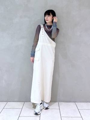 おしゃれ感、ハンパないわ♡【JEANASIS】長ーく使えそう！ 2WAY「ワンショルジャンスカ」