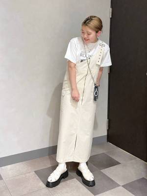 おしゃれ感、ハンパないわ♡【JEANASIS】長ーく使えそう！ 2WAY「ワンショルジャンスカ」