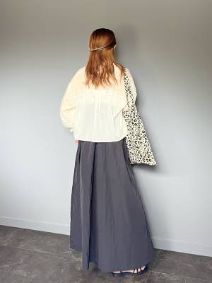 ボリューム感が可愛い×スタイルアップ！【ANGIE】夏も快適な着心地♡”フレアキャミワンピース”