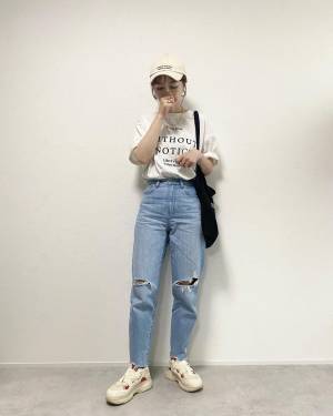 大人可愛い！超可愛い！「最高すぎやしませんか？♡」【しまむら】“ロゴT”が最高