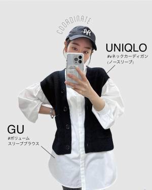 「着回し率高い」！！【ユニクロ×GU】で「お気に入り」”モノ・ワントーンコーデ”まとめ