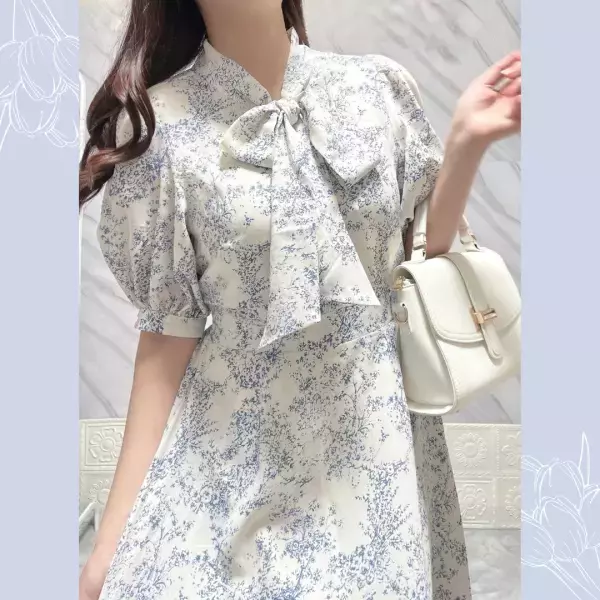 新作ワンピが「大当たり」！！【GRL】まさに「高見え」すぎる！”花柄フレアワンピース”♡