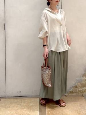 1人1枚は必須！？【グローバルワーク】『シワになりにくい』と噂の「リネンシャツ」♡