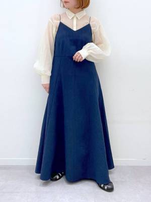 低身長さんのワンピ問題 → 解決♡【グローバルワーク】丈感ばっちり◎「ギンガムチェック服」