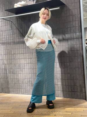 あみあみ感、たまらんんん♡ 【JEANASIS】おしゃれにも程がある！「ニットスカート」