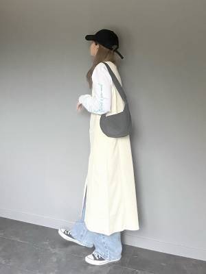 季節の変わり目に「羽織るだけで高見え」！！【ECRIRE】”2wayVネックジャンスカ”は1枚あったら超便利！