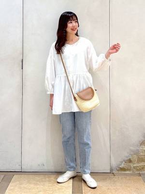 二の腕、隠したい（泣）→【グローバルワーク】へ！ バリエ豊富♡「ふわ袖トップス」