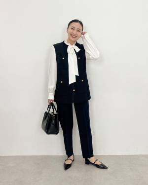 「ニットベスト」取り入れてみる？