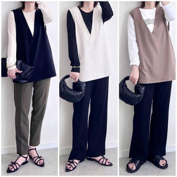 「ニットベスト」取り入れてみる？