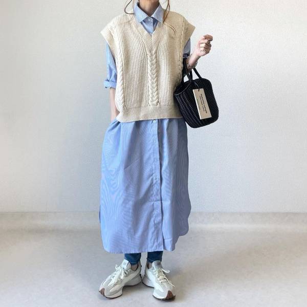 「ニットベスト」取り入れてみる？