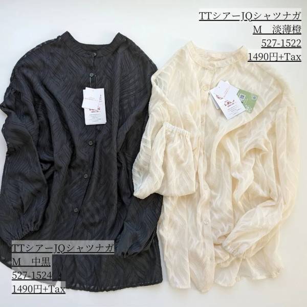 ずっと欲しかったアイテム…「Getしてきました」！！【しまむら】”シアーシャツ”はマストアイテム？！