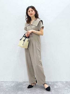 楽ちん！着回せる！体型カバー！【グローバルワーク】いいことしかない♡「オールインワン」