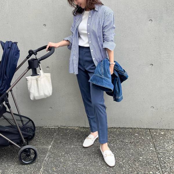 迷ったら『白』一択！！【ユニクロ】結局、シンプルが一番♡ 万能「白リブT」