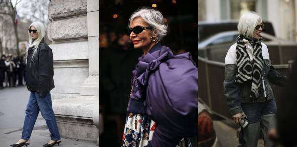 「白髪は隠す」そんな時代はもう終わり!? 憧れはグレイヘアでおしゃれを楽しむ海外ファッショニスタたち