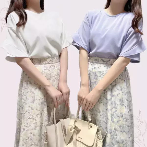 プチプラで優秀！ふんわり花柄♡が「高見え」「一目惚れで2色ゲット」【Alotta】ほんのり甘めな花柄スカート