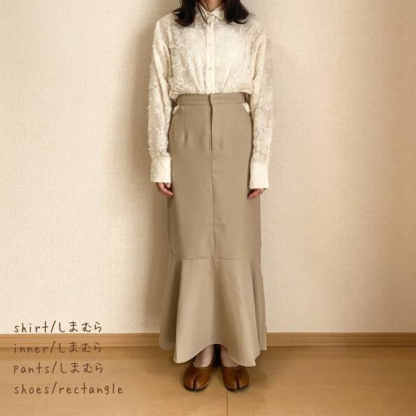 「これ1枚で可愛さ倍増」「色違いでも欲しくなっちゃう」【しまむら】淡色好きはたまらない♡”フェザー生地シャツ”