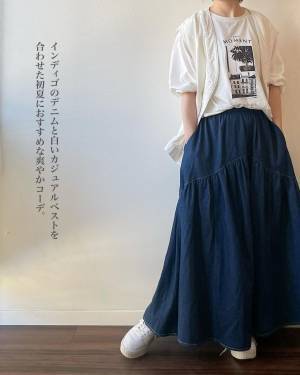 サイズとシルエット「ドンピシャ」で「可愛いすぎ」♡【しまむら】「激カワ」”デニムアイテム”3選