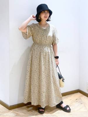 スタッフ「毎年人気」って！【グローバルワーク】主役級の活躍♡ 噂の「柄ワンピ」って？