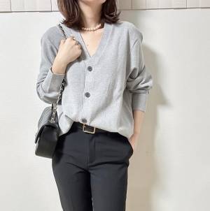 「好み、ドンピシャ」だわぁ♡【ユニクロ】今買ってすぐ着られる！「売れ筋カーデ」