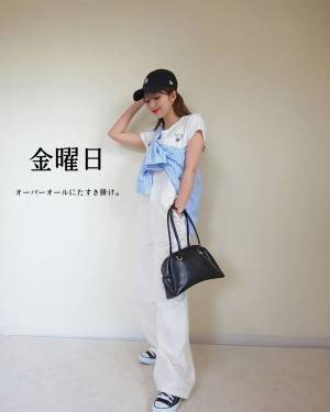 ハイ、優秀ですッ♡【GU】週7で大活躍！ 今っぽ「ストライプシャツ」