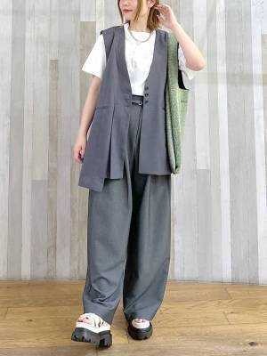 「店頭でも大人気」って♡【JEANASIS】他にはないかも！ 周りと差のつく「おしゃれジレ」