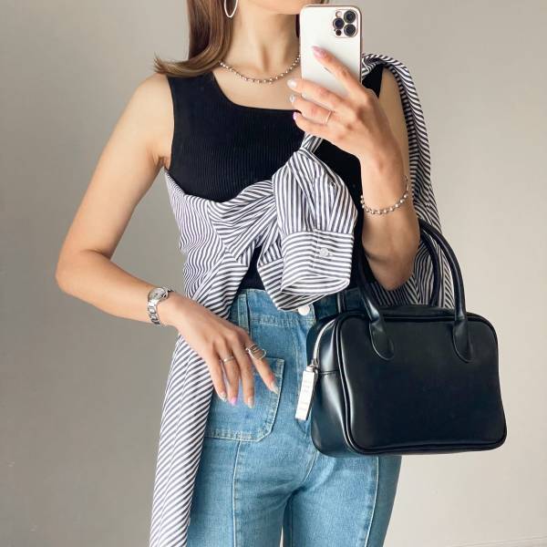 「可愛いだけでなく見た目以上の収納力」の高コスパアイテム！【florist】ぷっくり♡「韓国っぽ」スクエアバッグ