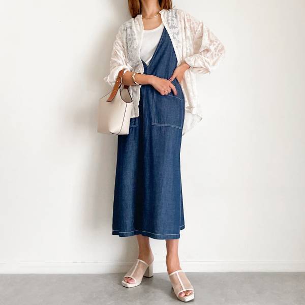 大人女子さん必見！！「春っぽさを与えてくれる」♡【logosdays】のジャンパースカートで作る”春コーデ2選”