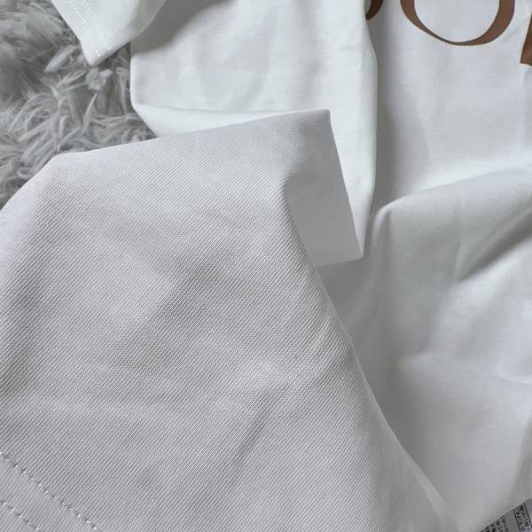 ブラウンロゴでこなれ見え♡「大人女子が着たい！」【Re:EDIT】きれいめにぴったり♡大人モードなロゴTシャツ