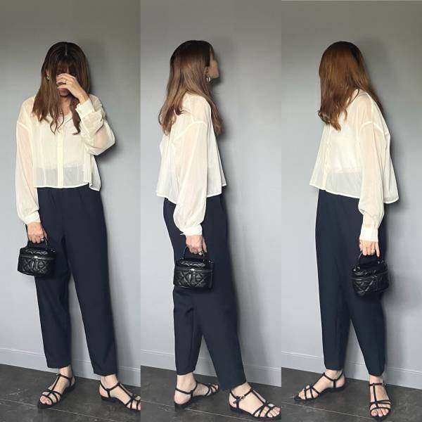 春におすすめ！「羽織るだけでワンランク上のコーディネートに」♡【Chacocloset】”シアースタンドカラーショート丈”