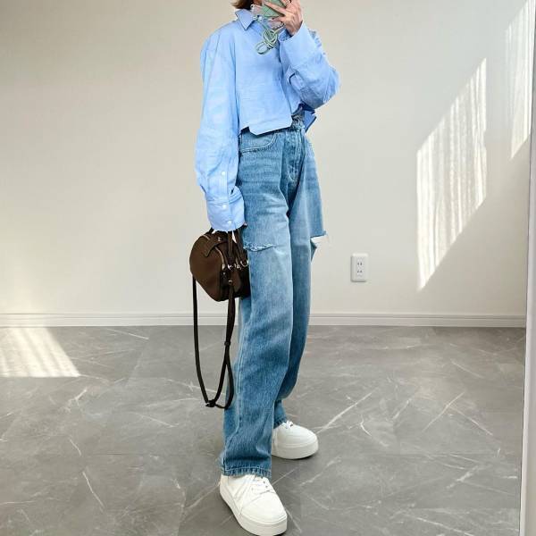 さすが【GU】だわぁ♡ この可愛さで”3000円以下”！「白スニーカー」が最高な件。