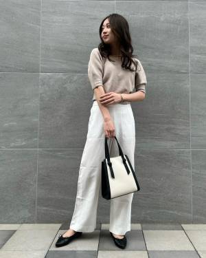 二の腕カバーも◎【ユニクロ】の「大人見えする」”5分袖コーデ”特集