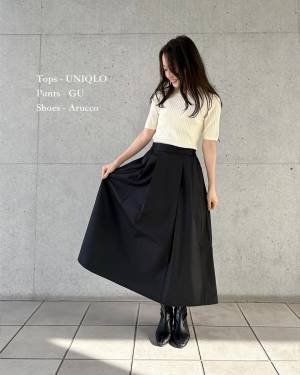 二の腕カバーも◎【ユニクロ】の「大人見えする」”5分袖コーデ”特集