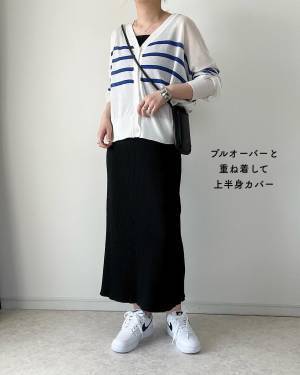 「無理なく細見え」って最高♡【GU】体のラインも響きにくい！「優勝ワンピース」