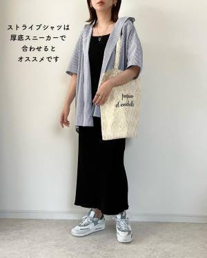 「無理なく細見え」って最高♡【GU】体のラインも響きにくい！「優勝ワンピース」