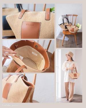 激アツなコラボ、再び♡【しまむら】争奪戦、覚悟かも！？  大人っぽ「かごバッグ」